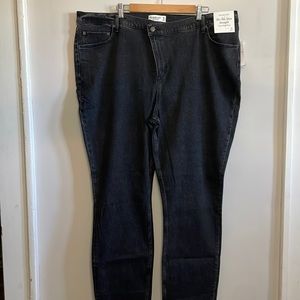 Abercrombie & Fitch Black Straight Leg Jeans